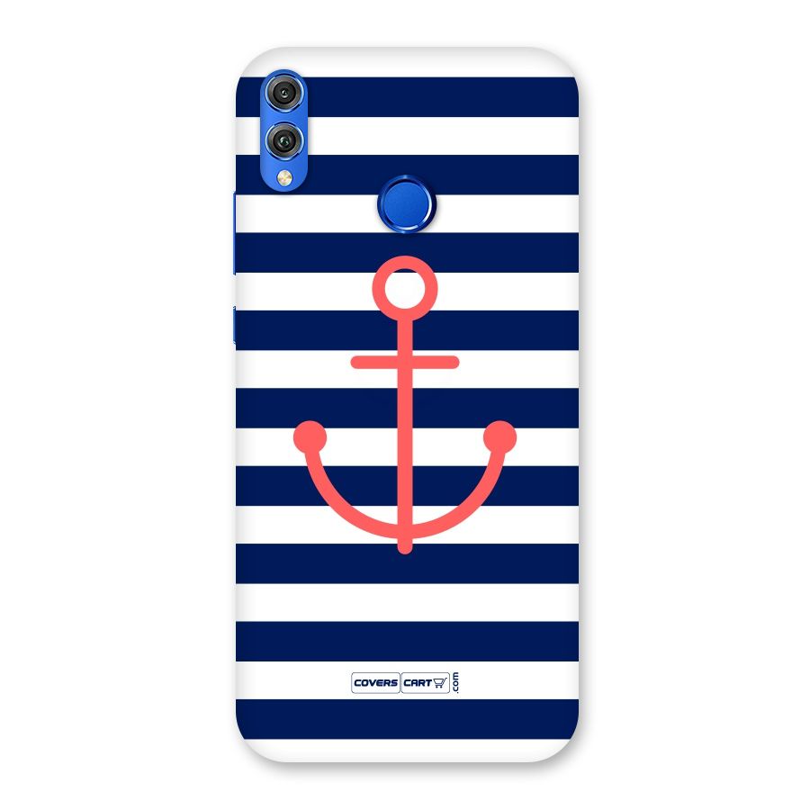 Anchor Stripes Back Case for Honor 8X