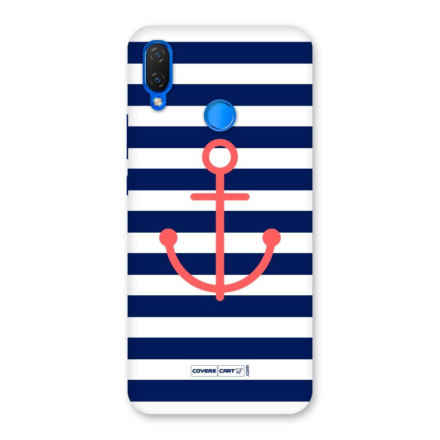 Anchor Stripes Back Case for Huawei P Smart+