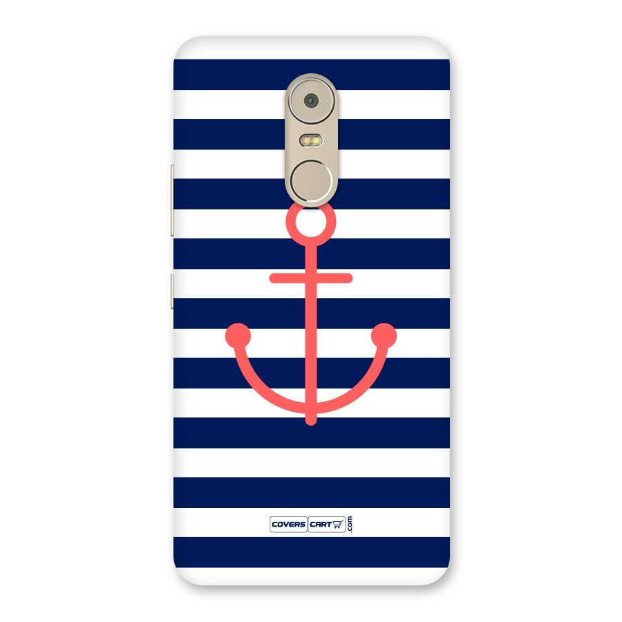 Anchor Stripes Back Case for Lenovo K6 Note