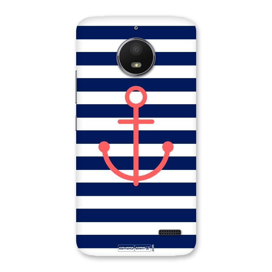 Anchor Stripes Back Case for Moto E4