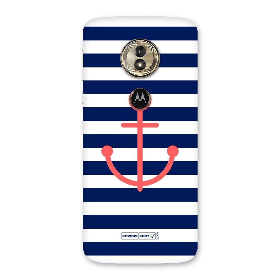 Anchor Stripes Back Case for Moto G6 Play