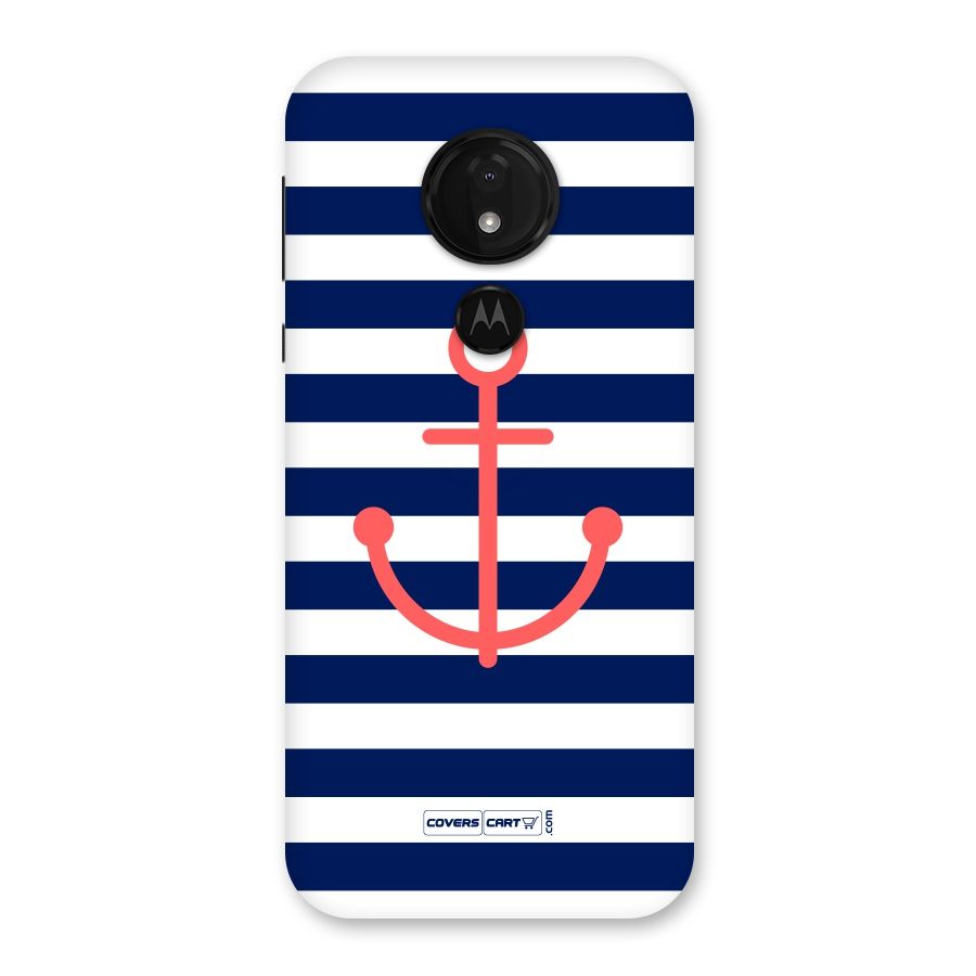 Anchor Stripes Back Case for Moto G7 Power