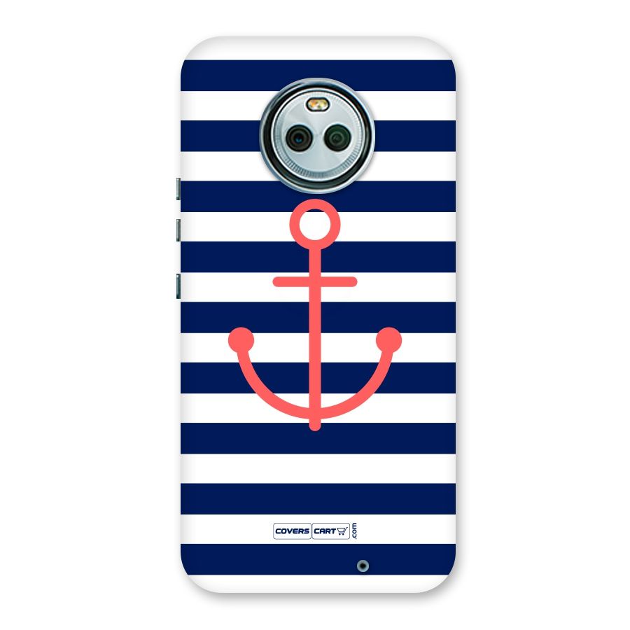 Anchor Stripes Back Case for Moto X4