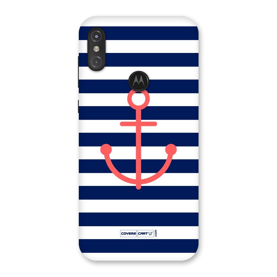 Anchor Stripes Back Case for Motorola One Power