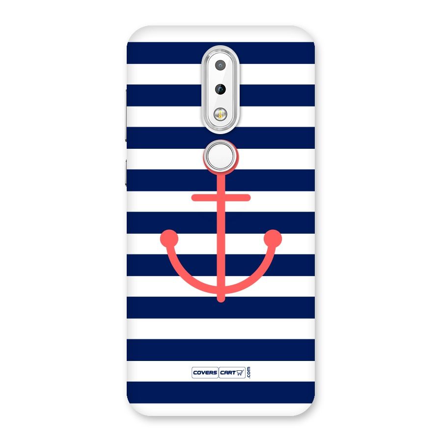 Anchor Stripes Back Case for Nokia 6.1 Plus