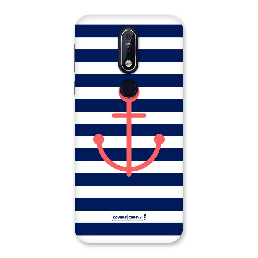 Anchor Stripes Back Case for Nokia 7.1