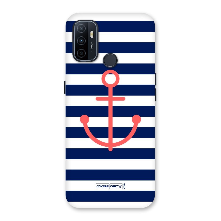 Anchor Stripes Back Case for Oppo A32