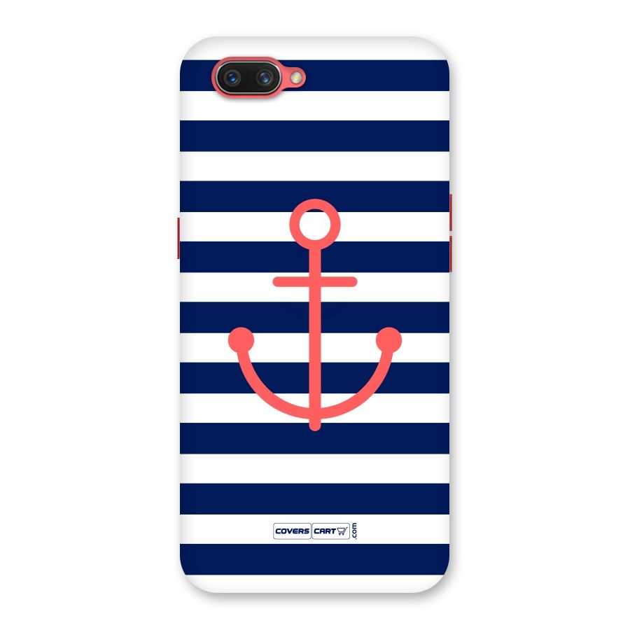 Anchor Stripes Back Case for Oppo A3s