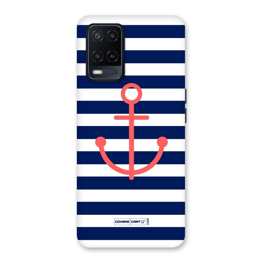 Anchor Stripes Back Case for Oppo A54