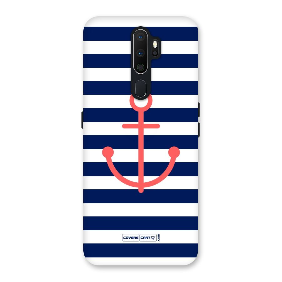 Anchor Stripes Back Case for Oppo A5 (2020)