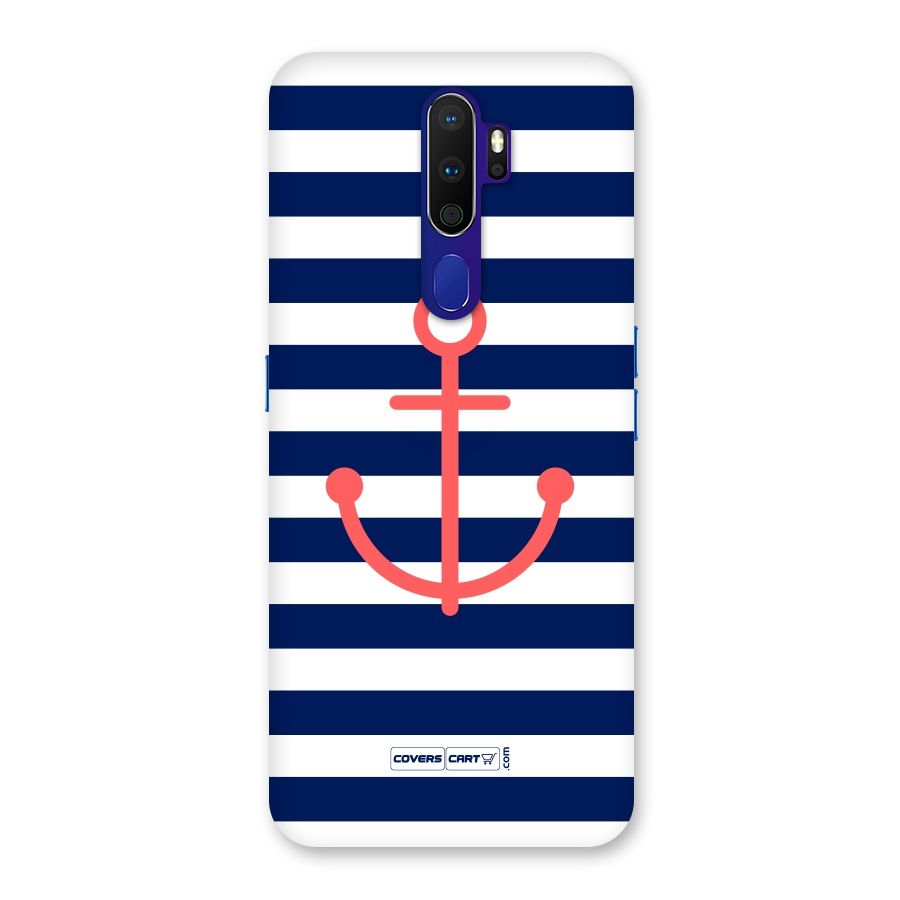 Anchor Stripes Back Case for Oppo A9 (2020)