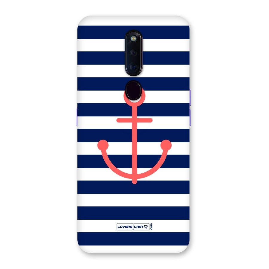 Anchor Stripes Back Case for Oppo F11 Pro