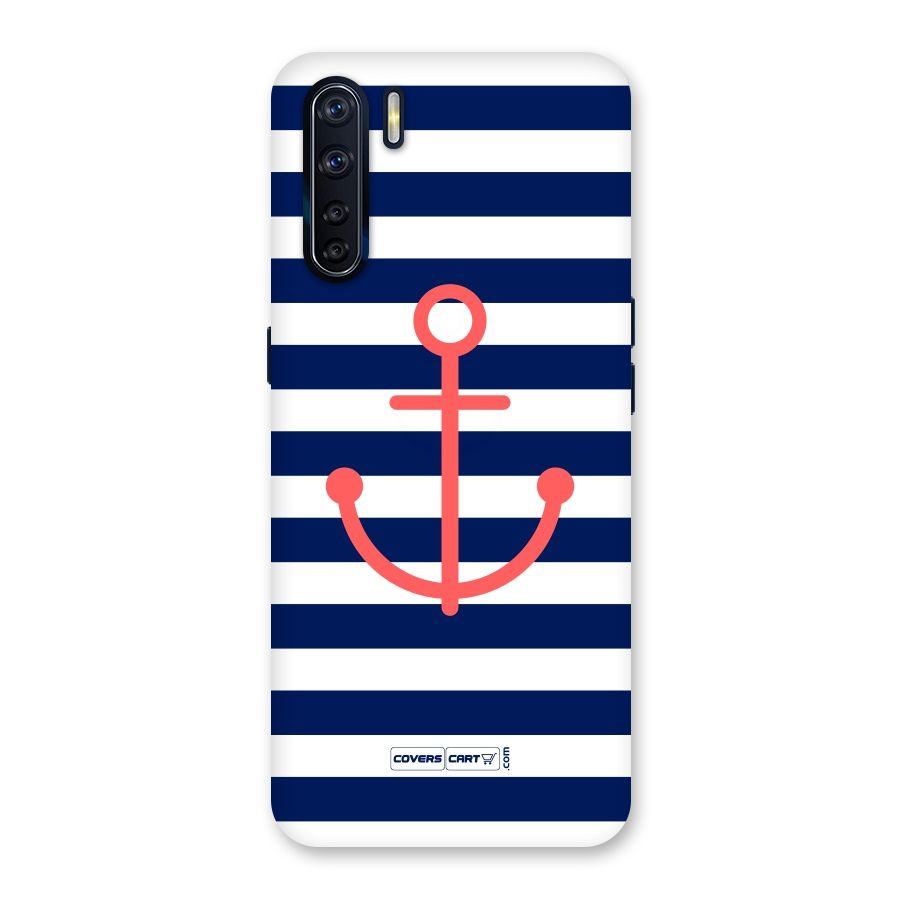 Anchor Stripes Back Case for Oppo F15