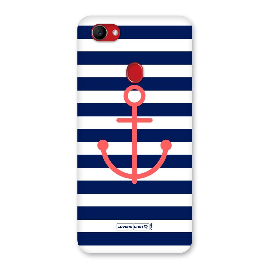 Anchor Stripes Back Case for Oppo F7