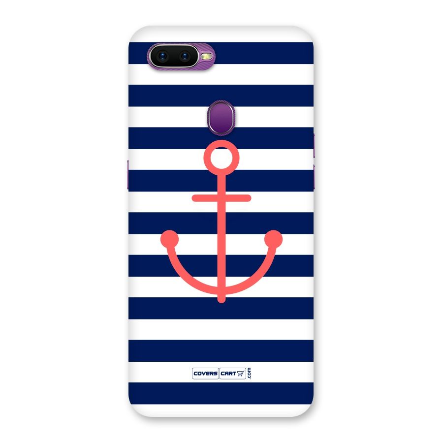 Anchor Stripes Back Case for Oppo F9
