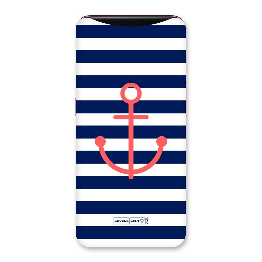 Anchor Stripes Back Case for Oppo Find X