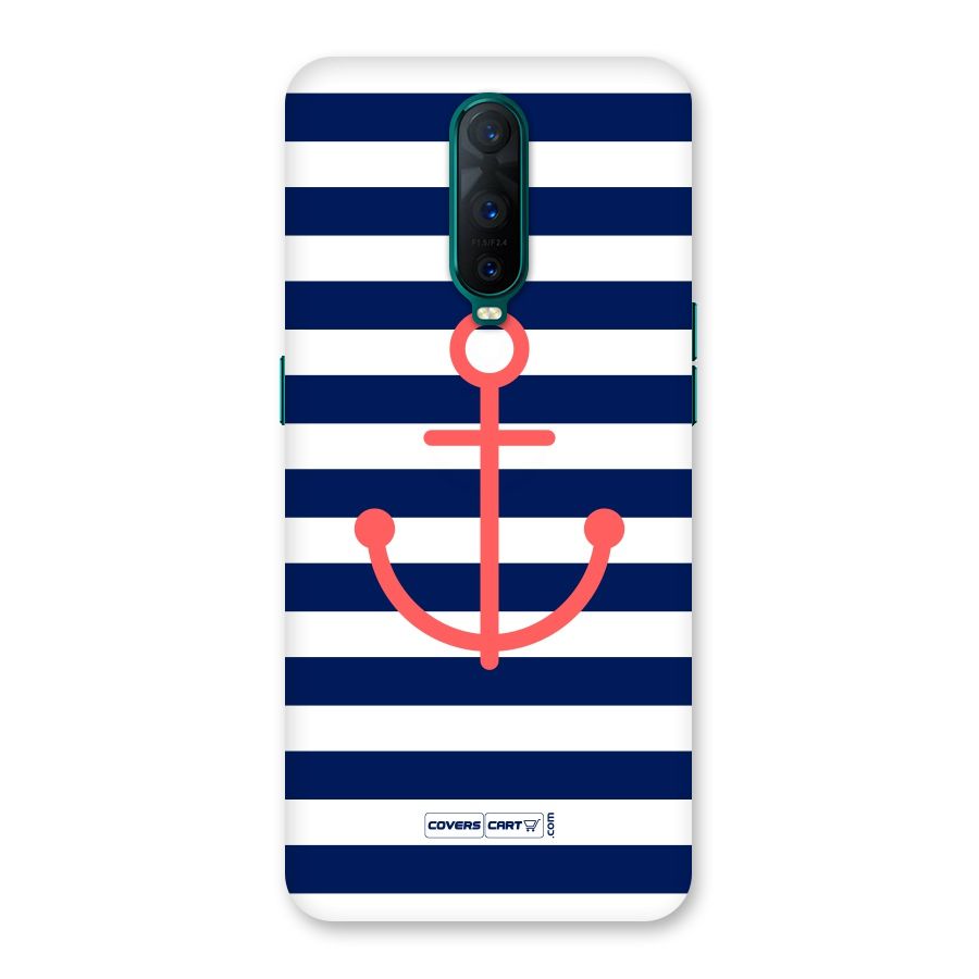 Anchor Stripes Back Case for Oppo R17 Pro