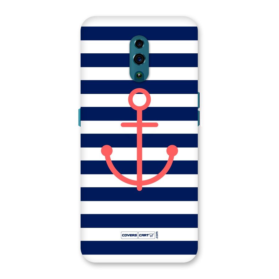 Anchor Stripes Back Case for Oppo Reno