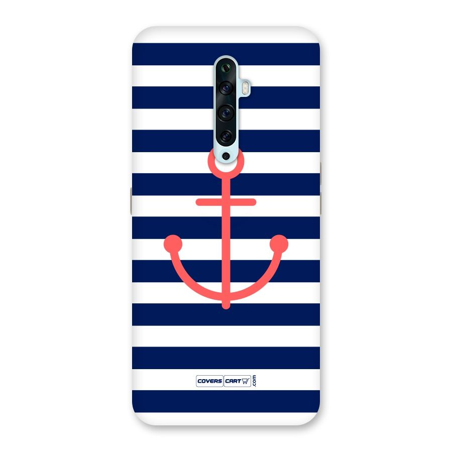 Anchor Stripes Back Case for Oppo Reno2 F
