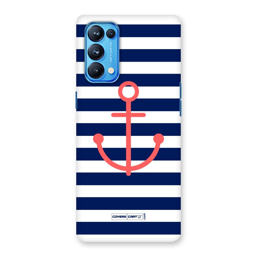 Anchor Stripes Back Case for Oppo Reno5 Pro 5G