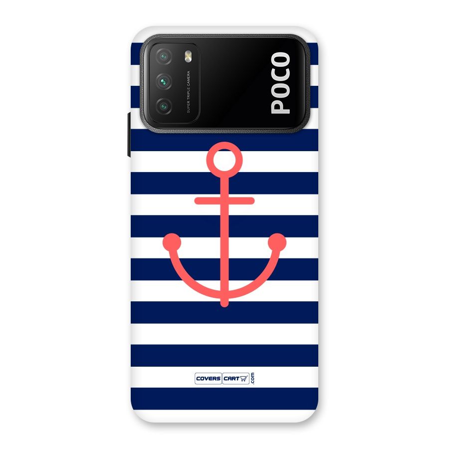 Anchor Stripes Back Case for Poco M3