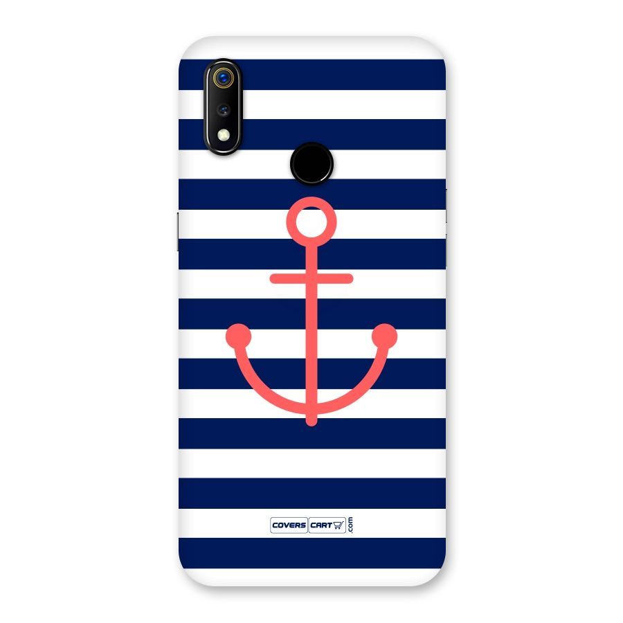 Anchor Stripes Back Case for Realme 3