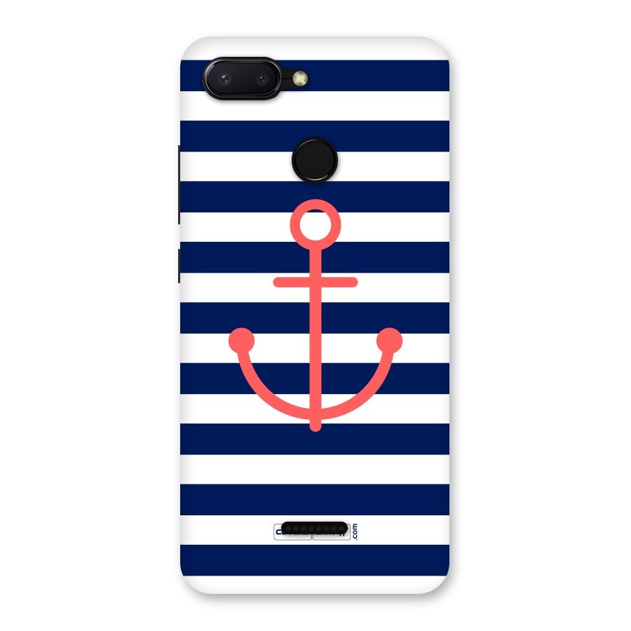 Anchor Stripes Back Case for Redmi 6