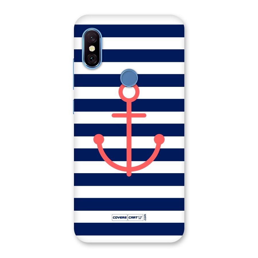 Anchor Stripes Back Case for Redmi Note 6 Pro