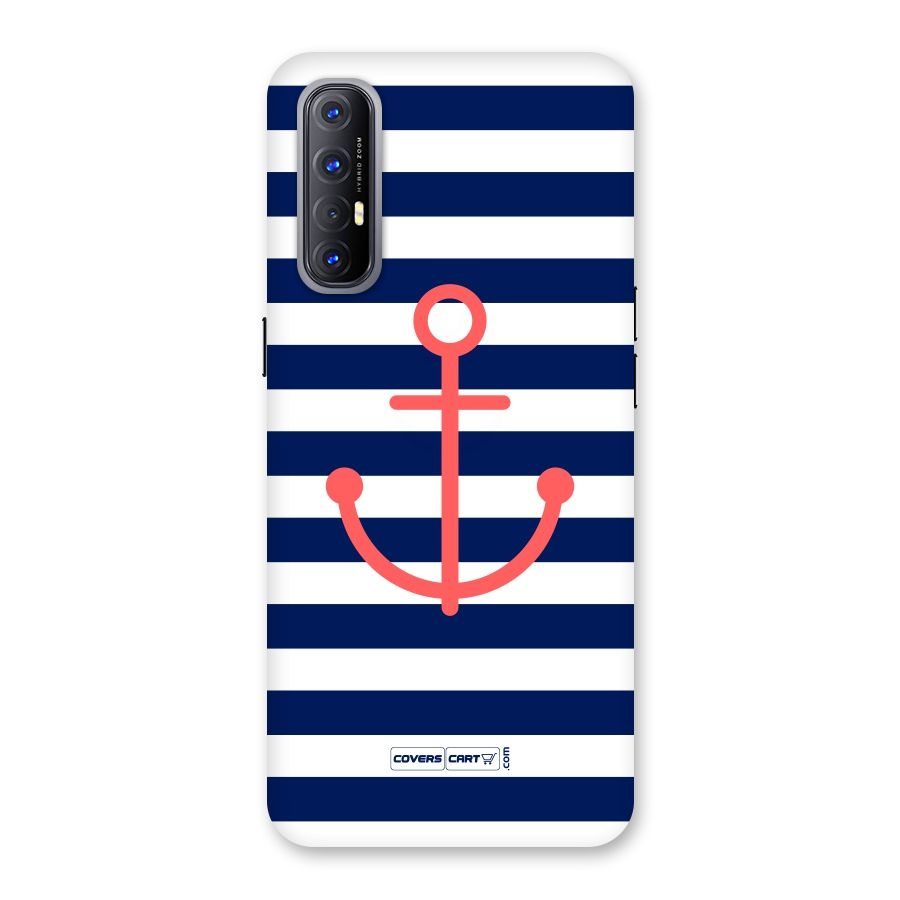 Anchor Stripes Back Case for Reno3 Pro