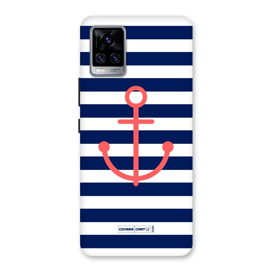 Anchor Stripes Back Case for Vivo V20 Pro