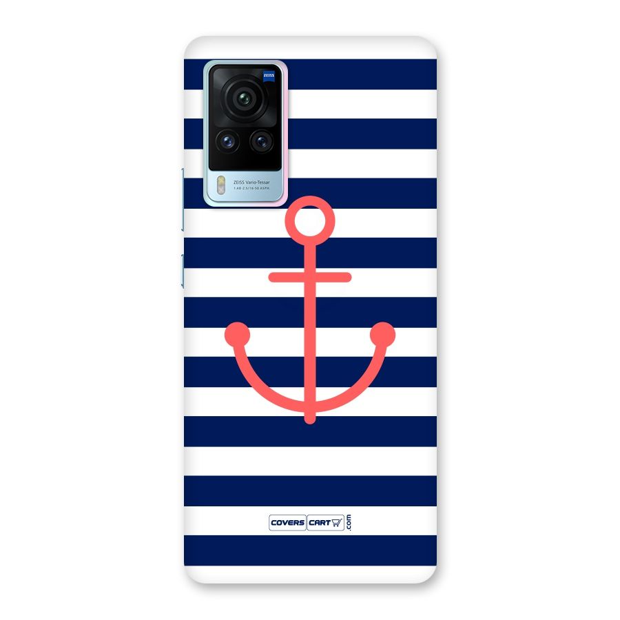 Anchor Stripes Back Case for Vivo X60 Pro