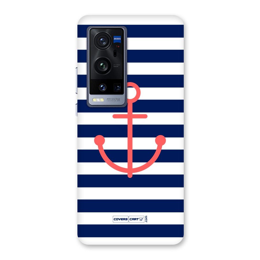 Anchor Stripes Back Case for Vivo X60 Pro Plus