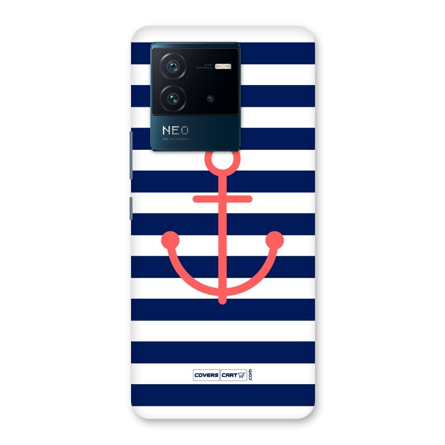 Anchor Stripes Back Case for Vivo iQOO Neo 6 5G