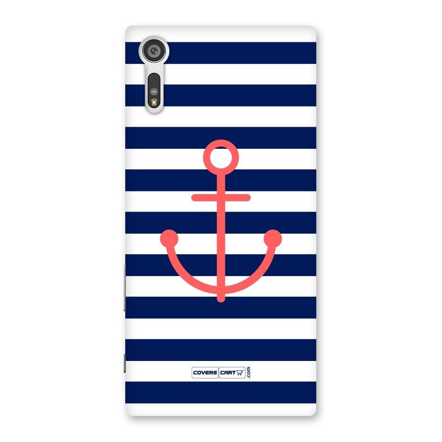Anchor Stripes Back Case for Xperia XZ