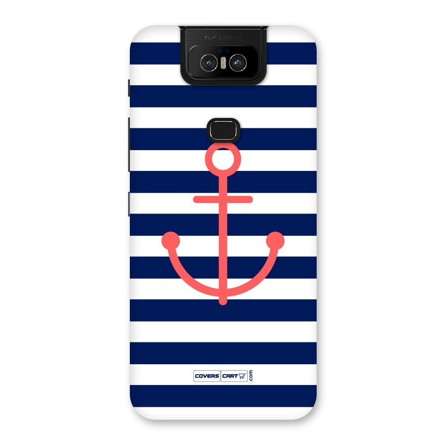 Anchor Stripes Back Case for Zenfone 6z