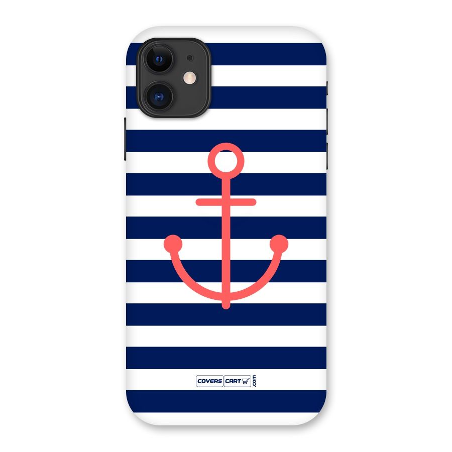 Anchor Stripes Back Case for iPhone 11