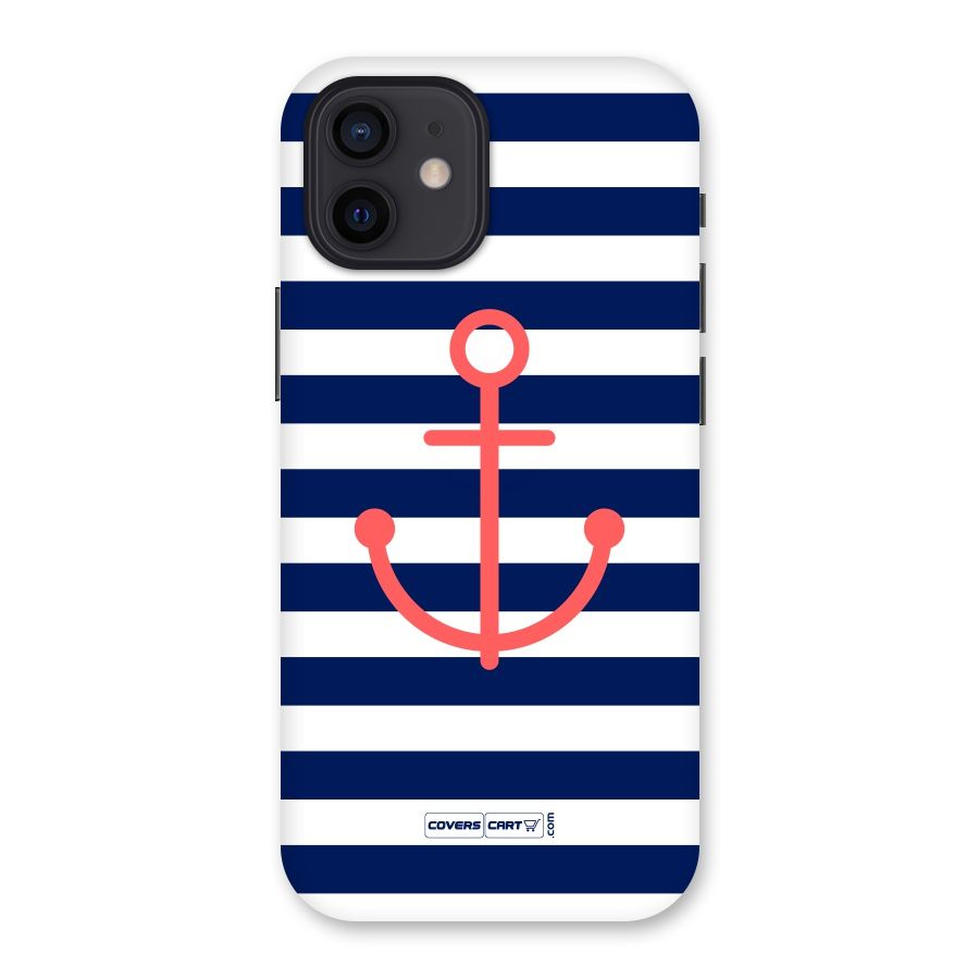 Anchor Stripes Back Case for iPhone 12