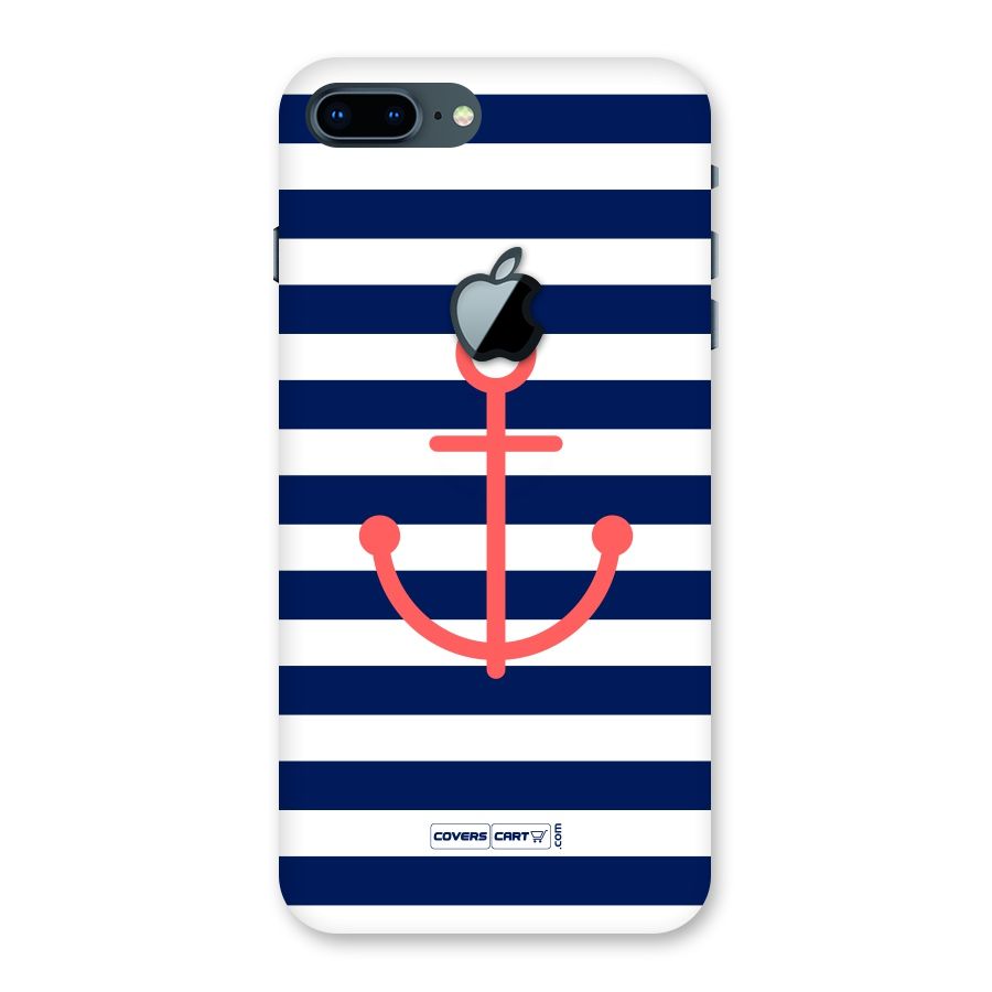 Anchor Stripes Back Case for iPhone 7 Plus Apple Cut