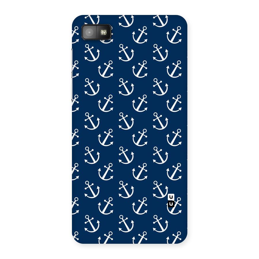 Anchor Zig Pattern Back Case for Blackberry Z10