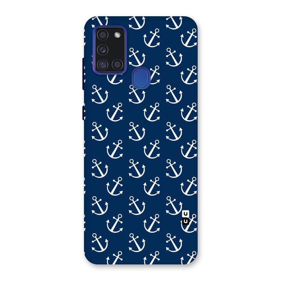 Anchor Zig Pattern Back Case for Galaxy A21s
