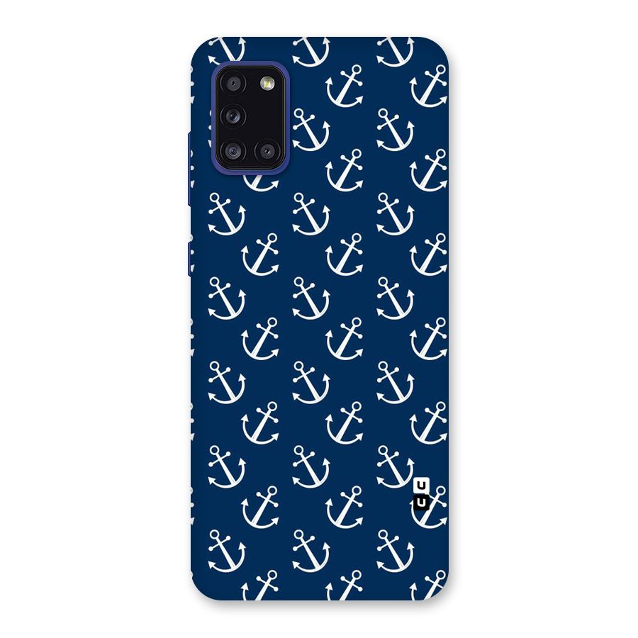 Anchor Zig Pattern Back Case for Galaxy A31