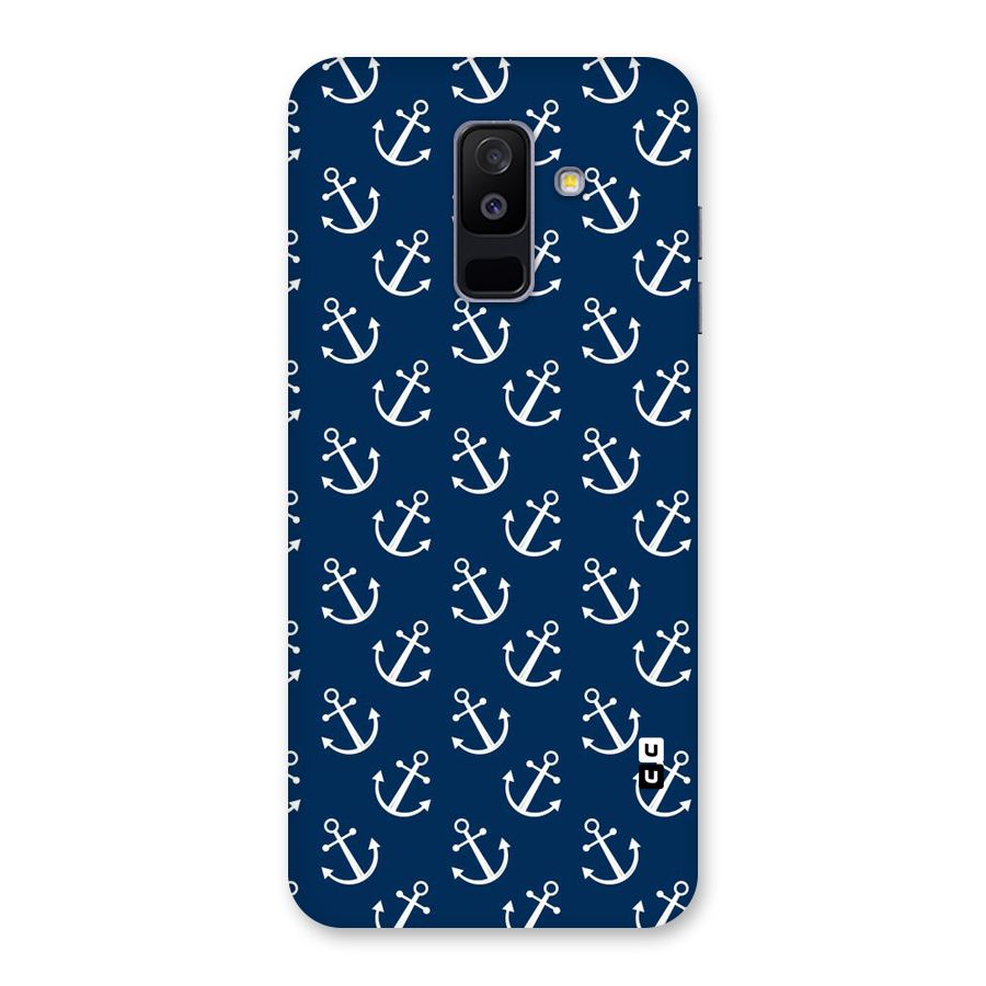 Anchor Zig Pattern Back Case for Galaxy A6 Plus