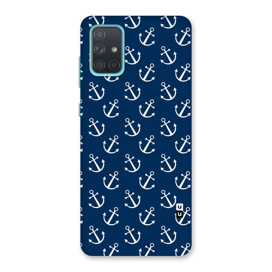 Anchor Zig Pattern Back Case for Galaxy A71
