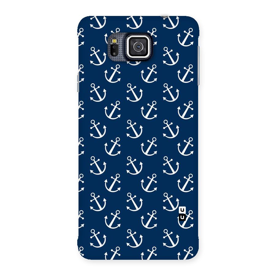 Anchor Zig Pattern Back Case for Galaxy Alpha