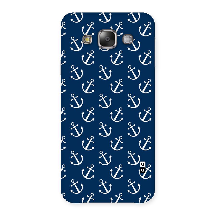 Anchor Zig Pattern Back Case for Galaxy E7