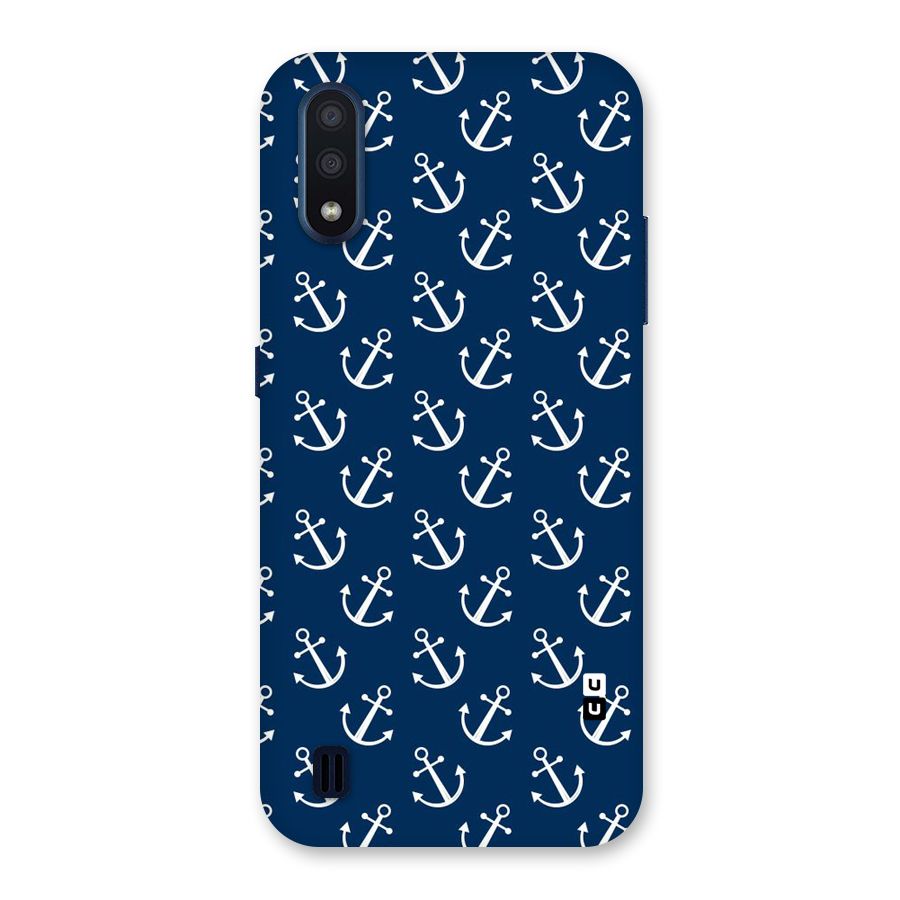 Anchor Zig Pattern Back Case for Galaxy M01