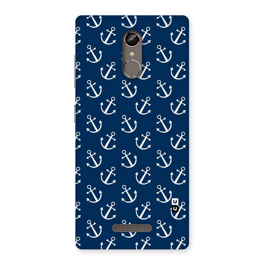 Anchor Zig Pattern Back Case for Gionee S6s