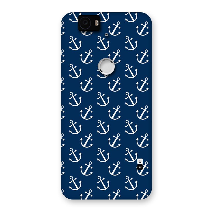 Anchor Zig Pattern Back Case for Google Nexus-6P