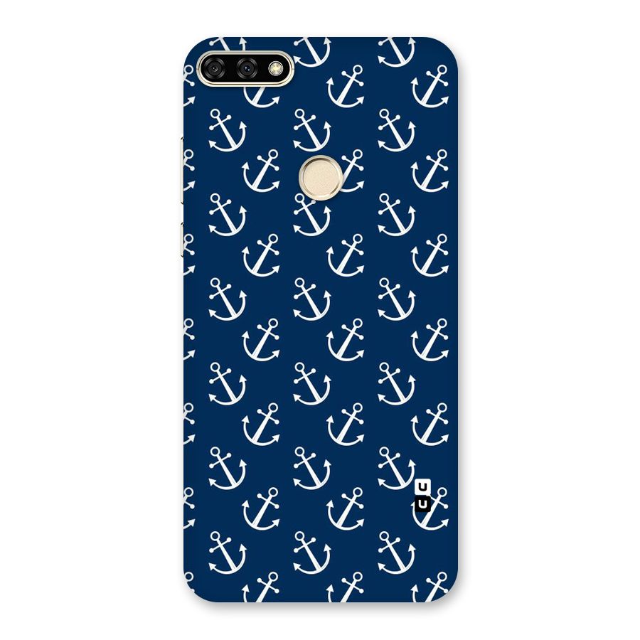 Anchor Zig Pattern Back Case for Honor 7A
