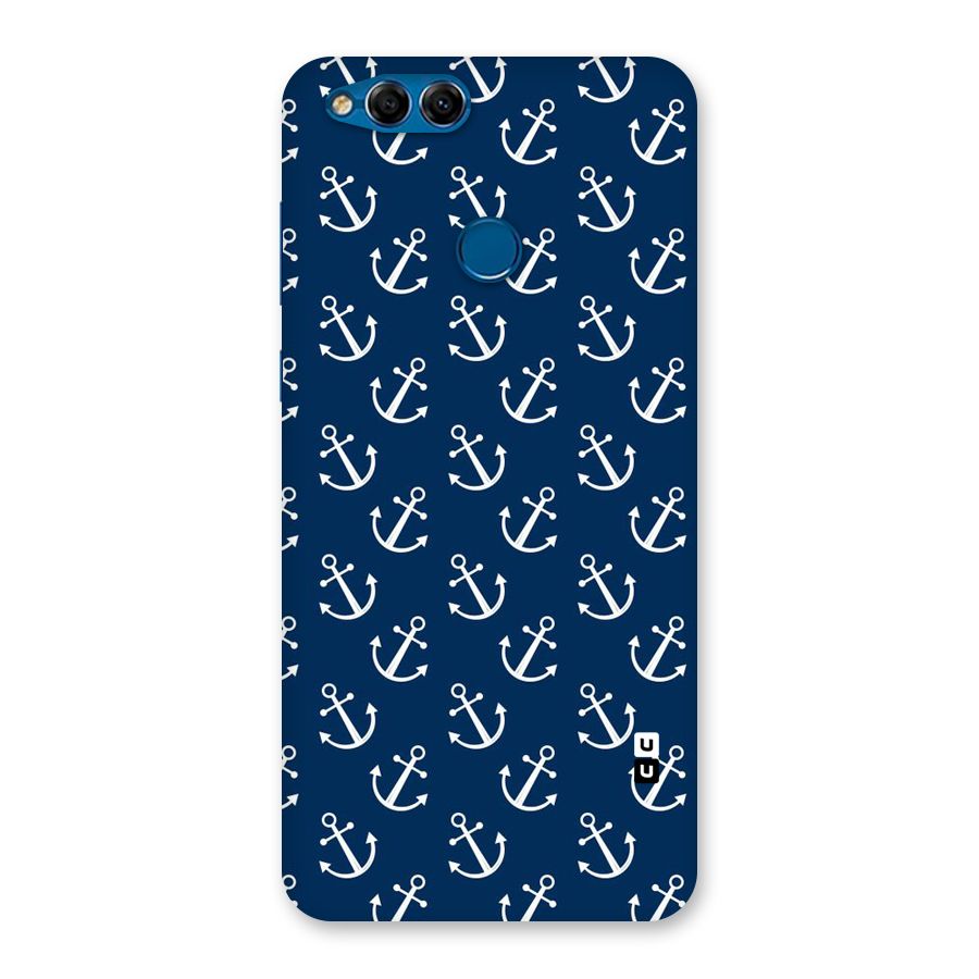 Anchor Zig Pattern Back Case for Honor 7X